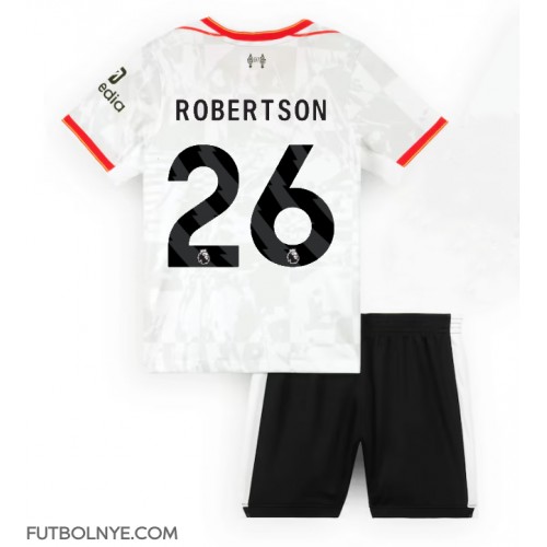 Camiseta Liverpool Andrew Robertson #26 Tercera Equipación para niños 2024-25 manga corta (+ pantalones cortos)